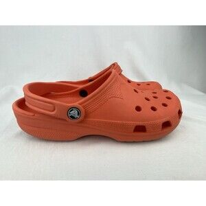 CROCS Classic Clogs Adult Unisex M8 W10 Tangerine Orange Slip-ons Shoes Sandals